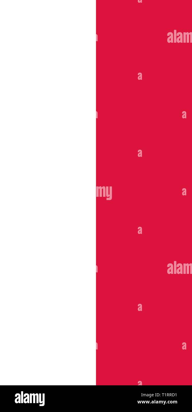 Hanging Vertical Flag Of Poland Stock Vector Image Art Alamy