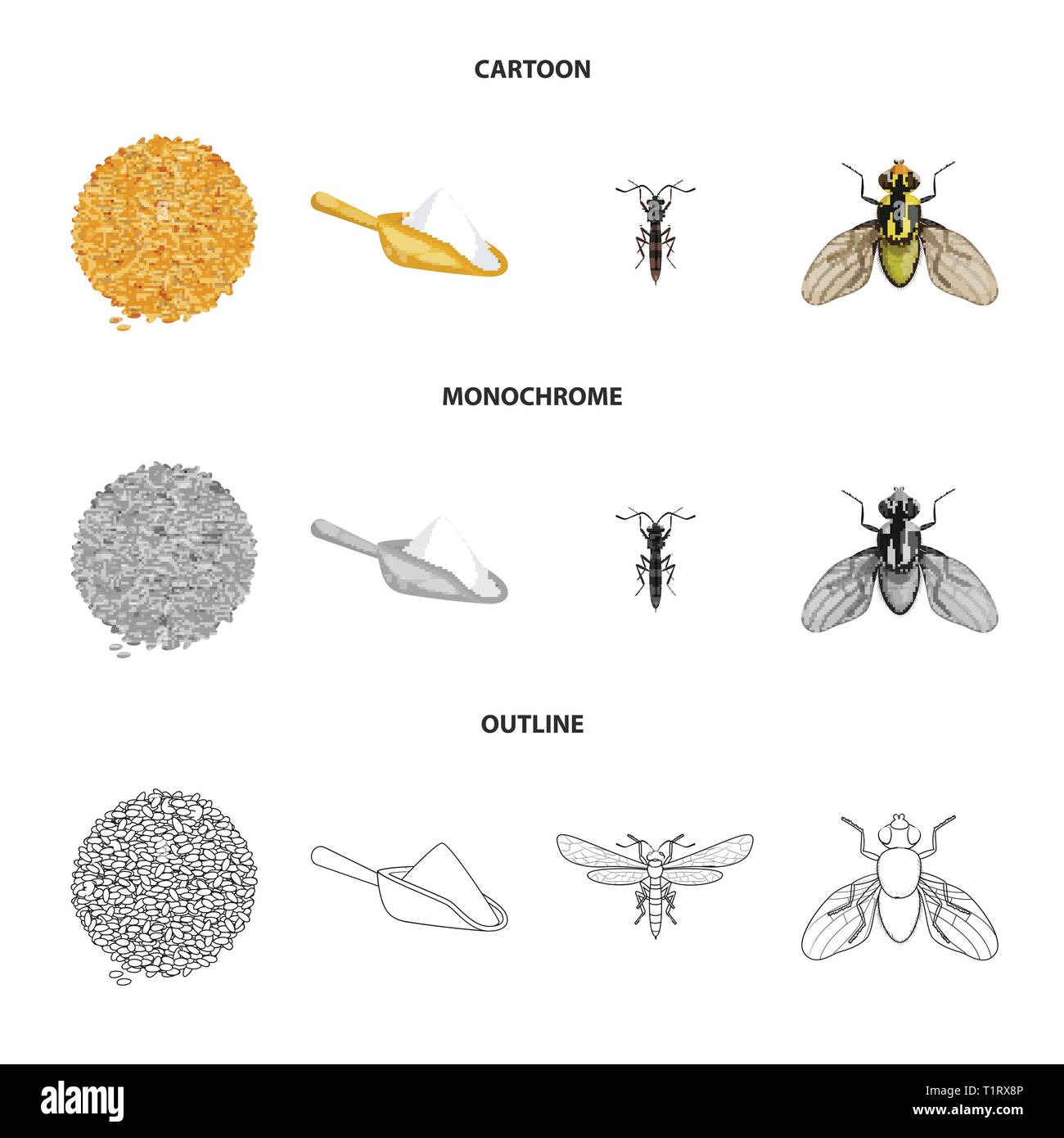 Corn pest Stock Vector Images - Alamy