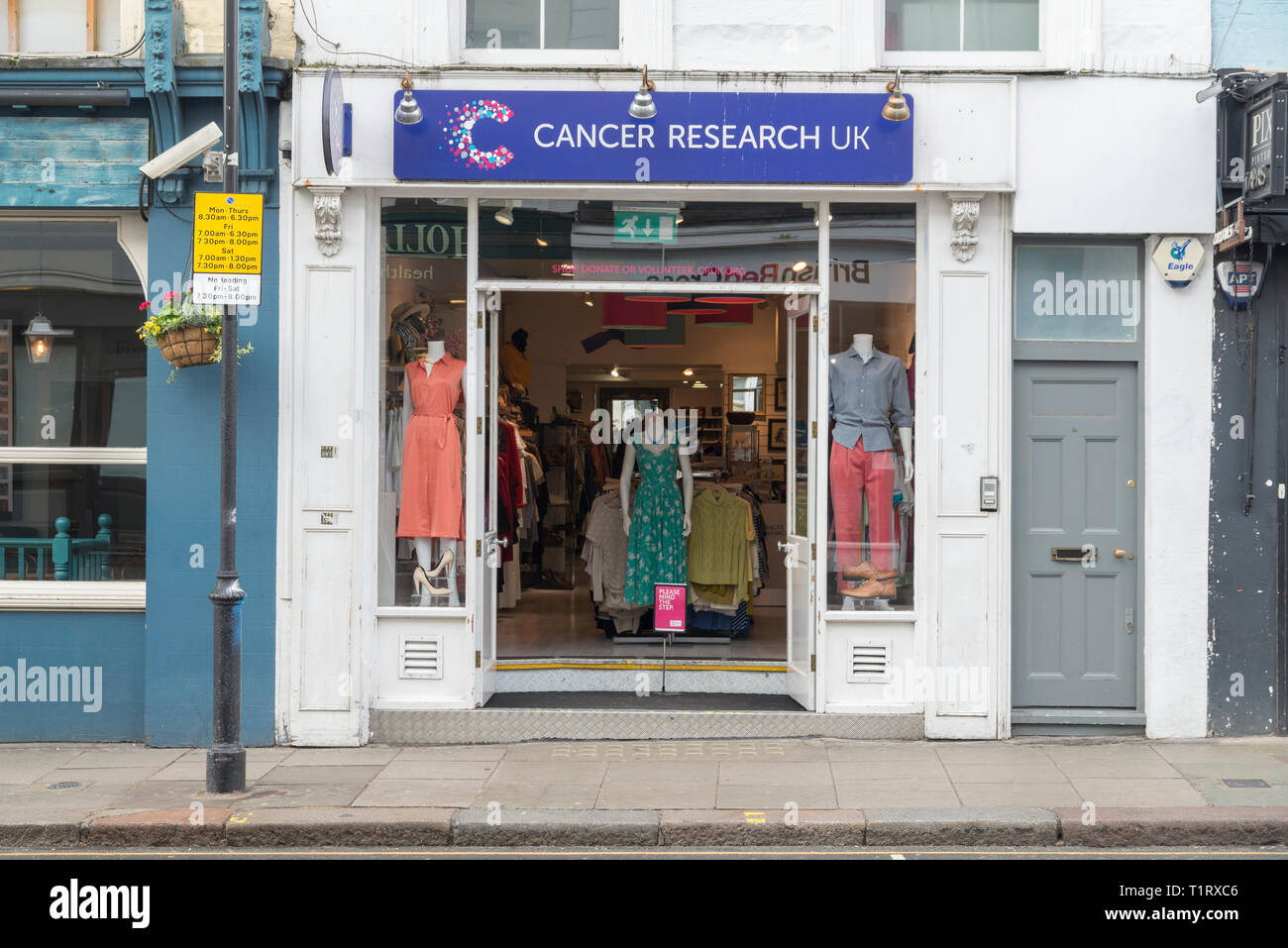 Charity shop, London, UK Stock Photo Alamy