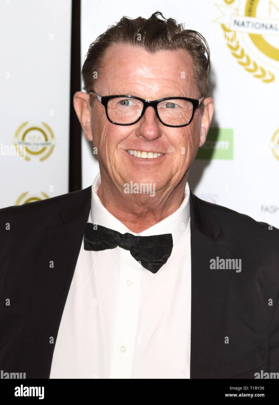 Kevin Kennedy arrives at the National Film Awards 2018 at the Porchester Hall Stock Photo