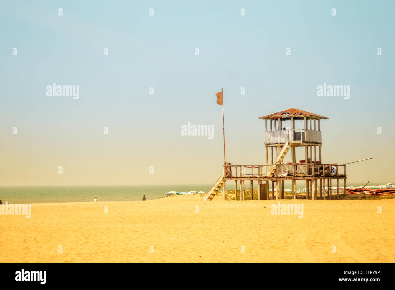 Beautiful sandy beach Stock Photo