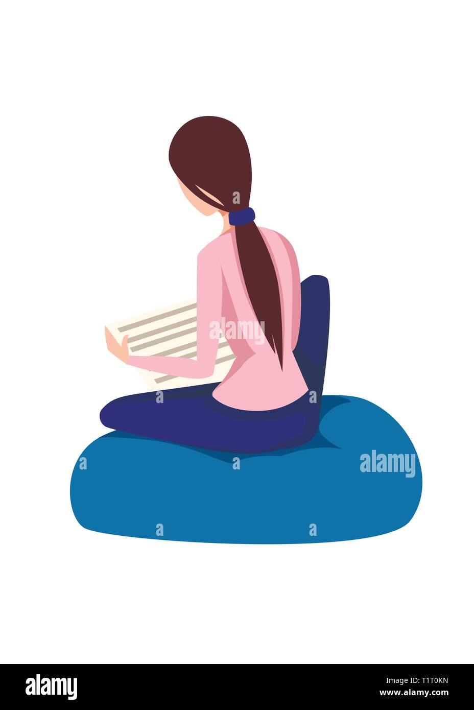 Pretty Women Sit And Read Newspaper Cartoon Character Design Cute Brown Hair Girl Flat Vector Illustration Isolated On White Background Stock Vector Image Art Alamy Pretty Women Sit And Read Newspaper Cartoon Character Design Cute Brown Hair Girl Flat Vector Illustration Isolated On White Background Stock Vector Image Art Alamy