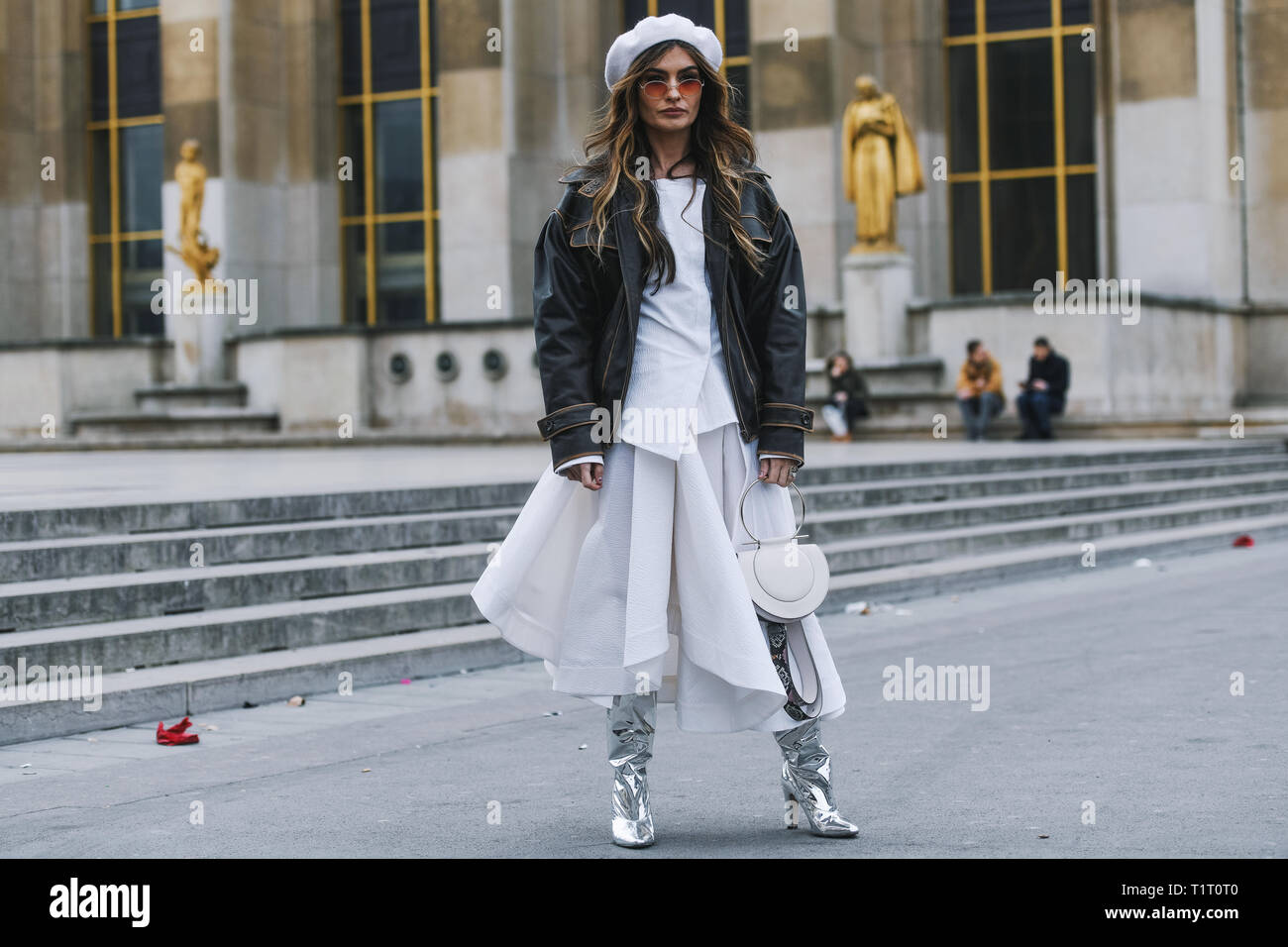 Silver thigh high boots cheap outfit