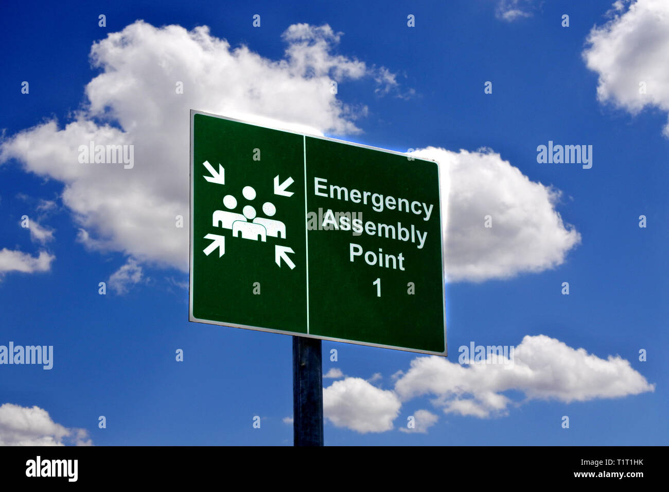 Fire Assembly Point Notice High Resolution Stock Photography and Images ...