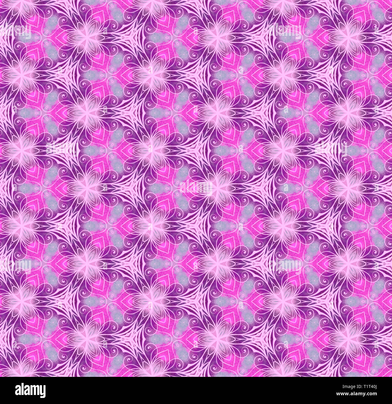 Seamless luxury purple floral wallpaper hi-res stock photography and ...