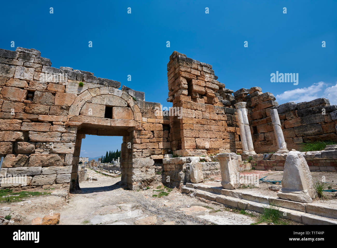 Picture of The north gate forms part of a fortification system built at ...