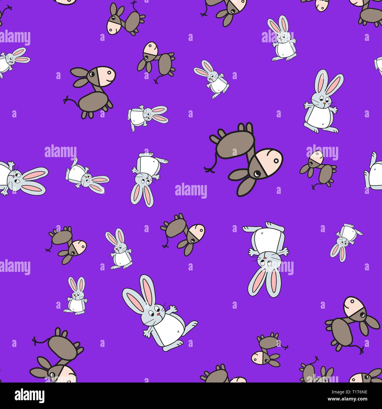 Comic style bunnies Stock Vector Images - Alamy