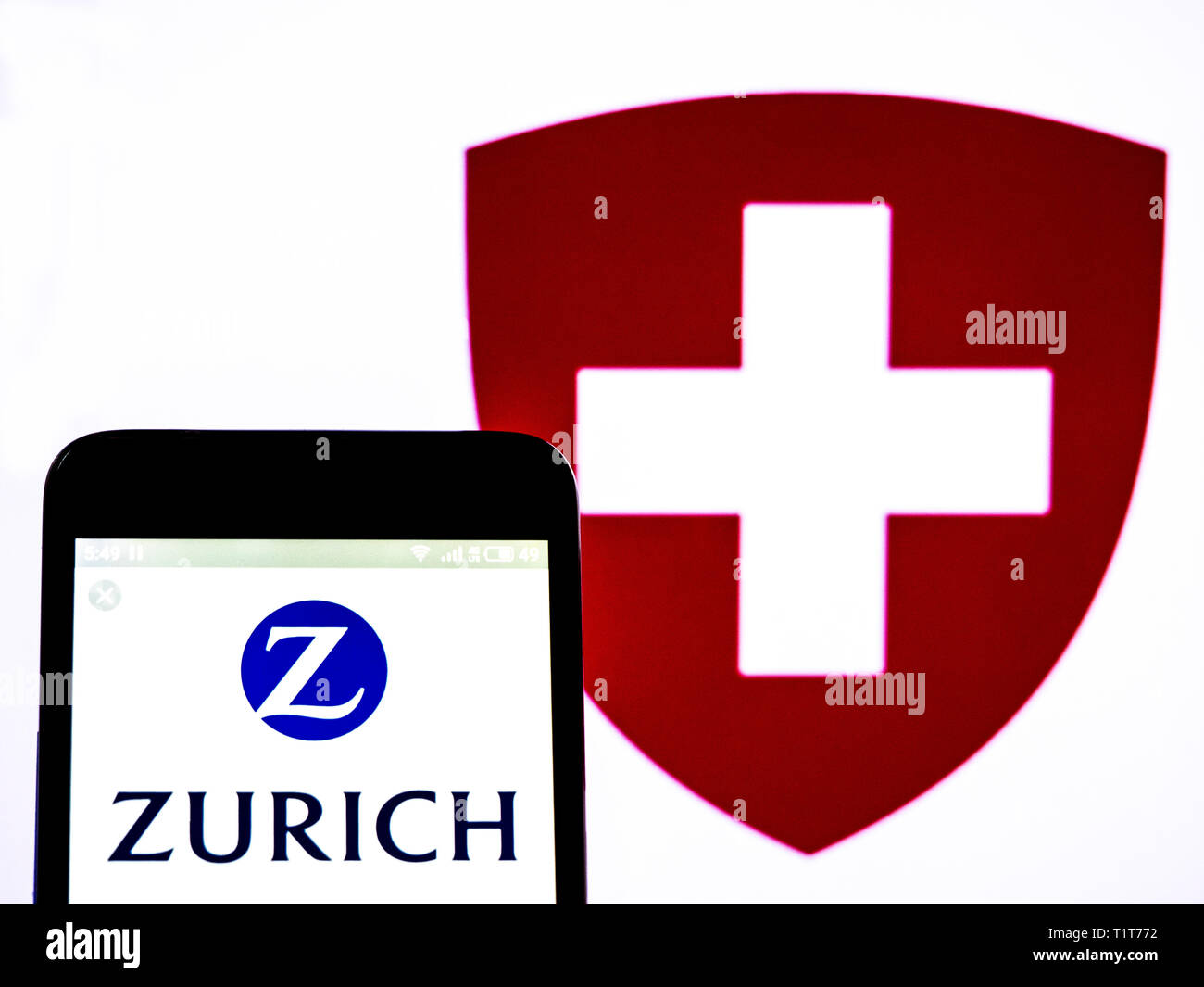 Zurich Insurance Logo Stock Photos & Zurich Insurance Logo Stock Images Alamy