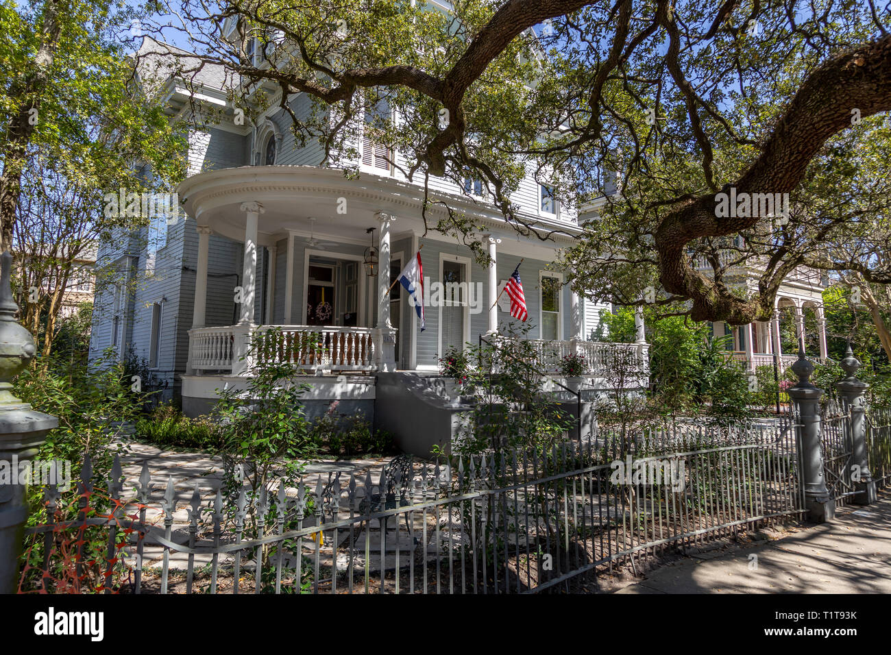 New Orleans Homes Stock Photo