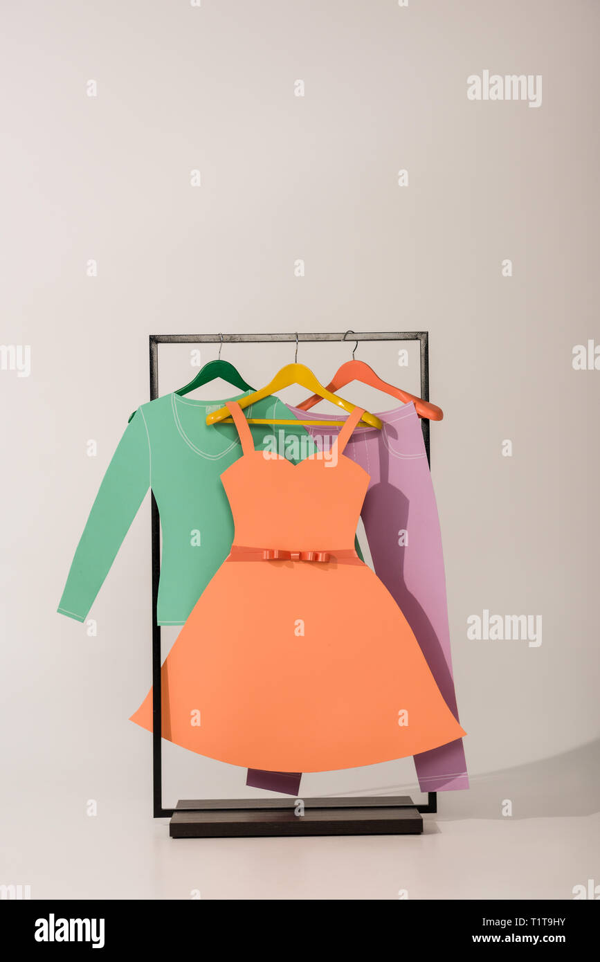 Colorful Clothes Rack Clothes rack art hi-res stock photography and images - Alamy