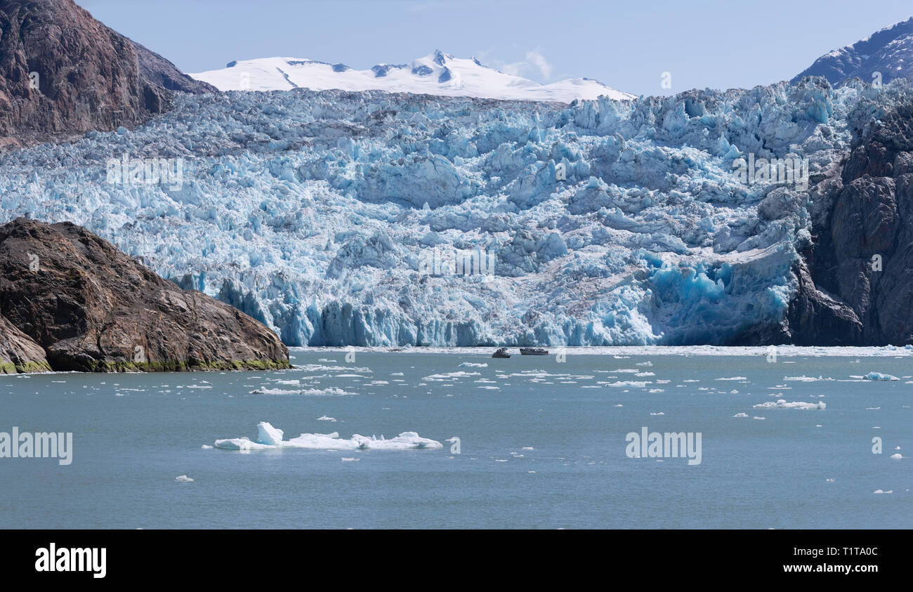 Sawyer Glacier, Alaska Stock Photo