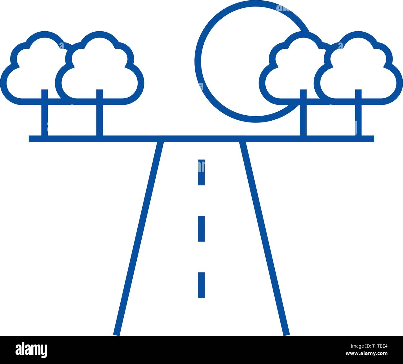 Horizontal route Stock Vector Images - Alamy
