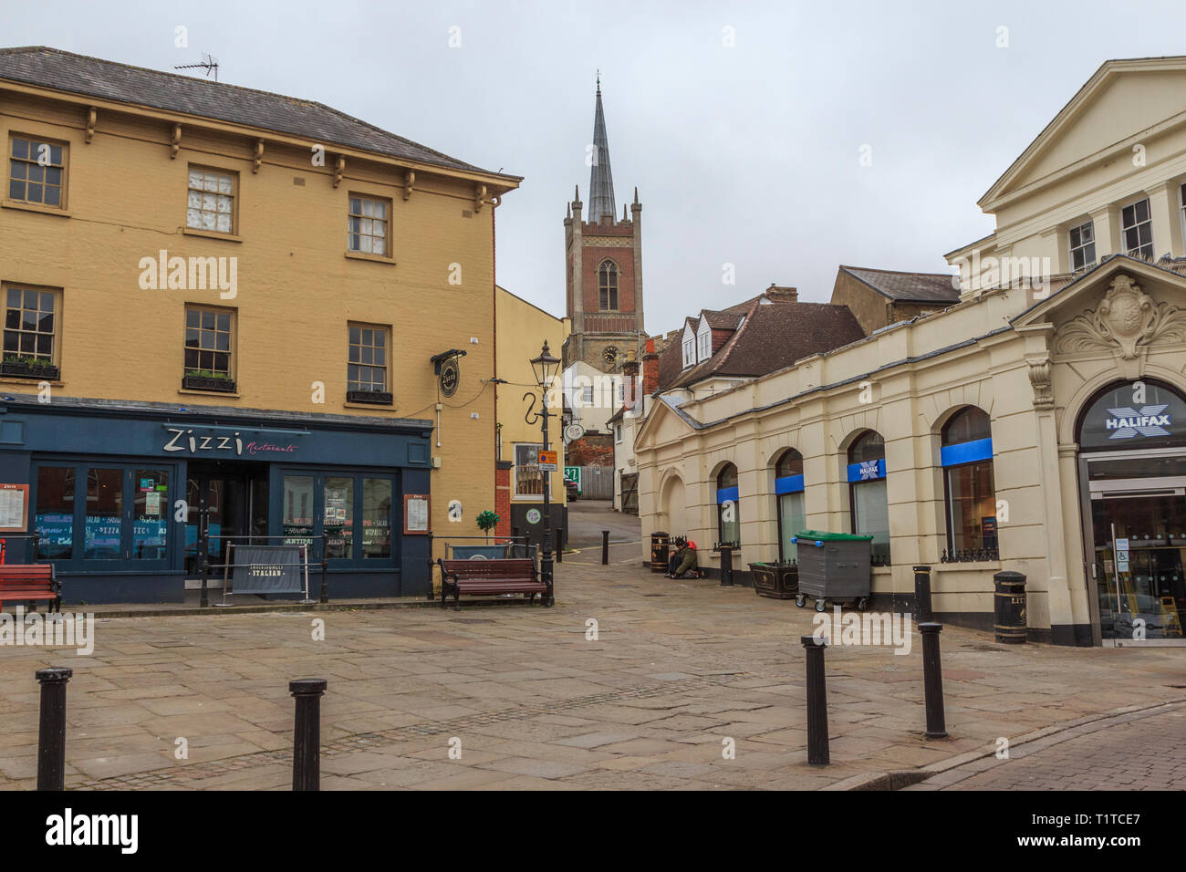Stortford Town Centre High Street,Hertfordshire, England, UK