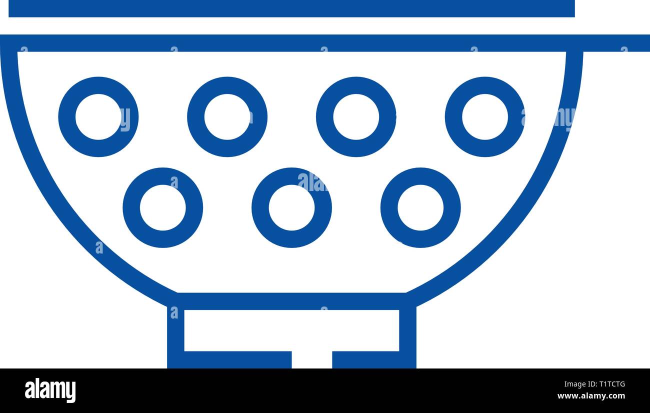 Stainer line icon concept. Stainer flat vector symbol, sign, outline ...