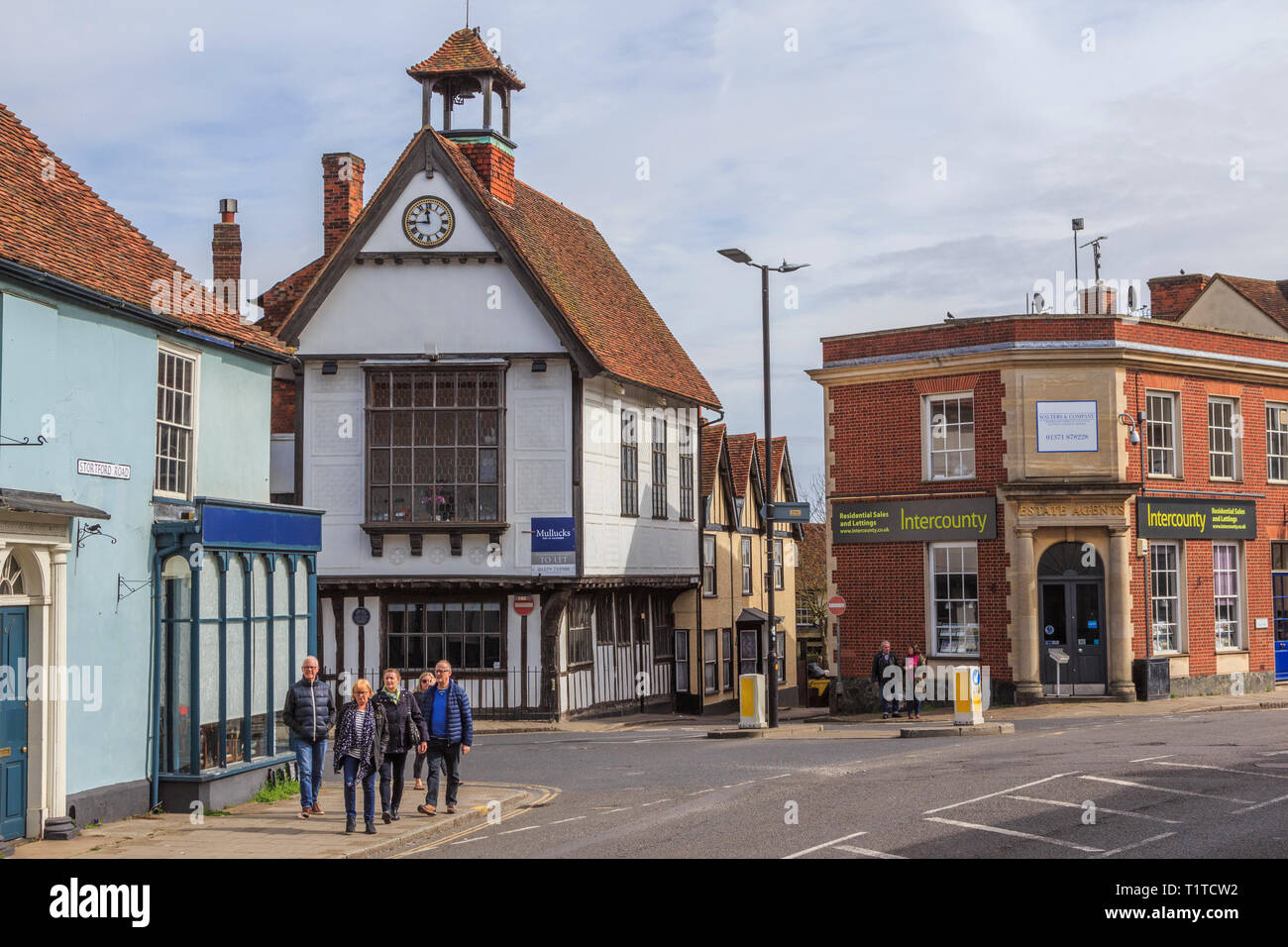 Great Dunmow Town Centre High Street, Essex, England Stock Photo Alamy
