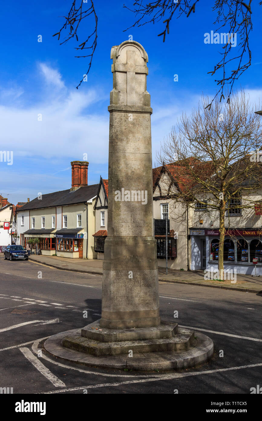 Great Dunmow Town Centre High Street, Essex, England Stock Photo Alamy
