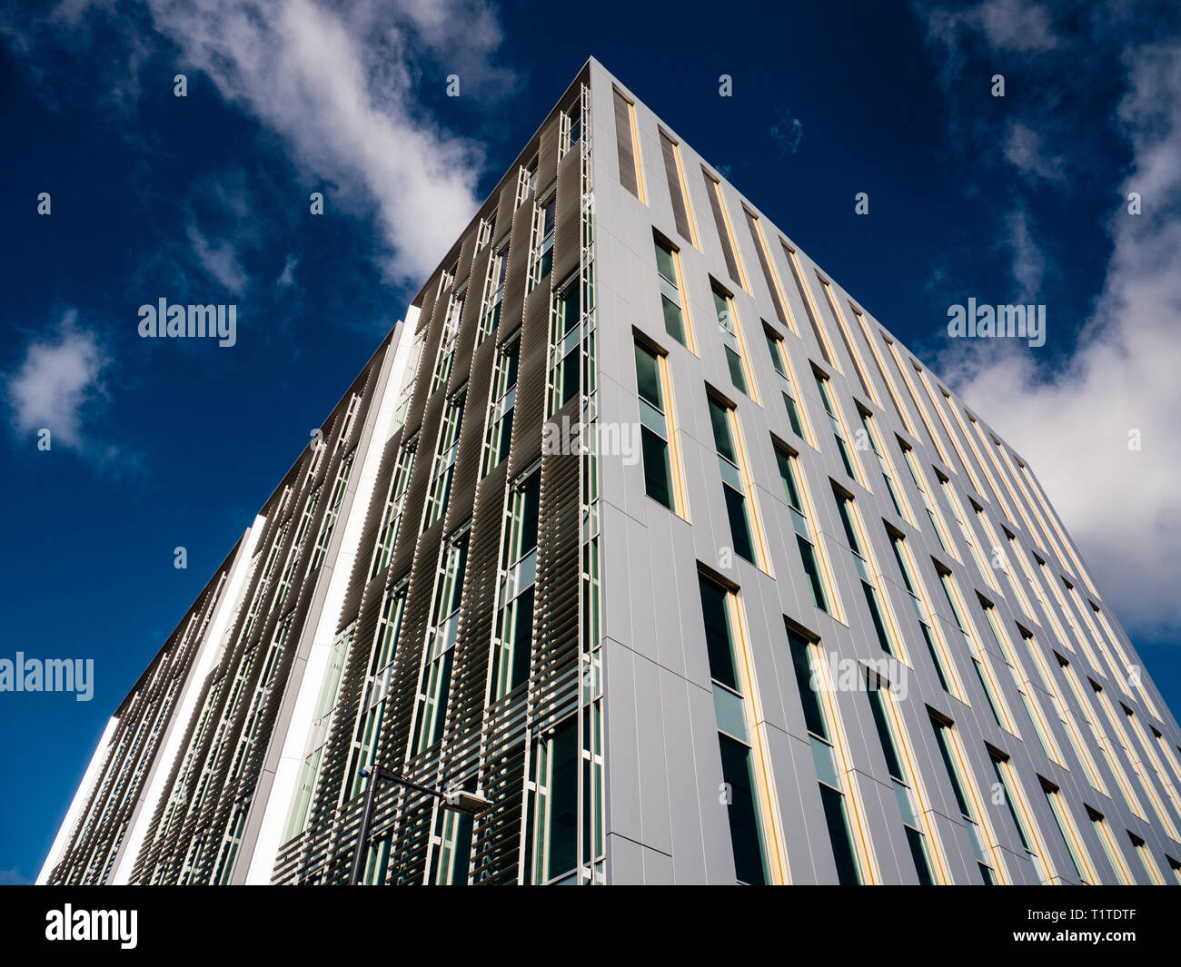 The New Works Building (AG Consultancy Head Office), r Slough Railway Station, on Elizabeth Crossrail Line. Slough, Berkshire, England, UK, UK. Stock Photo