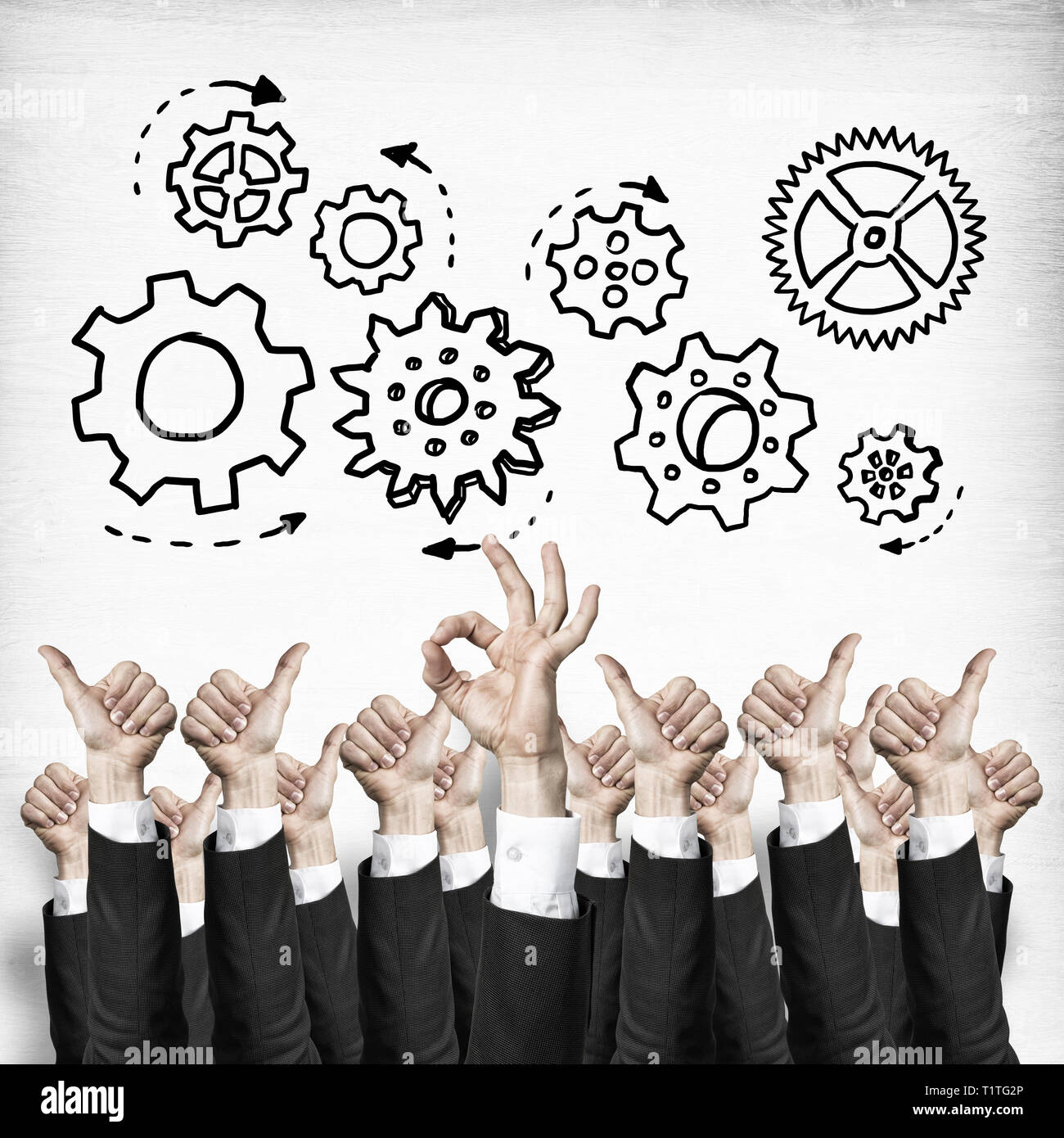 Business and teamwork concept Stock Photo - Alamy