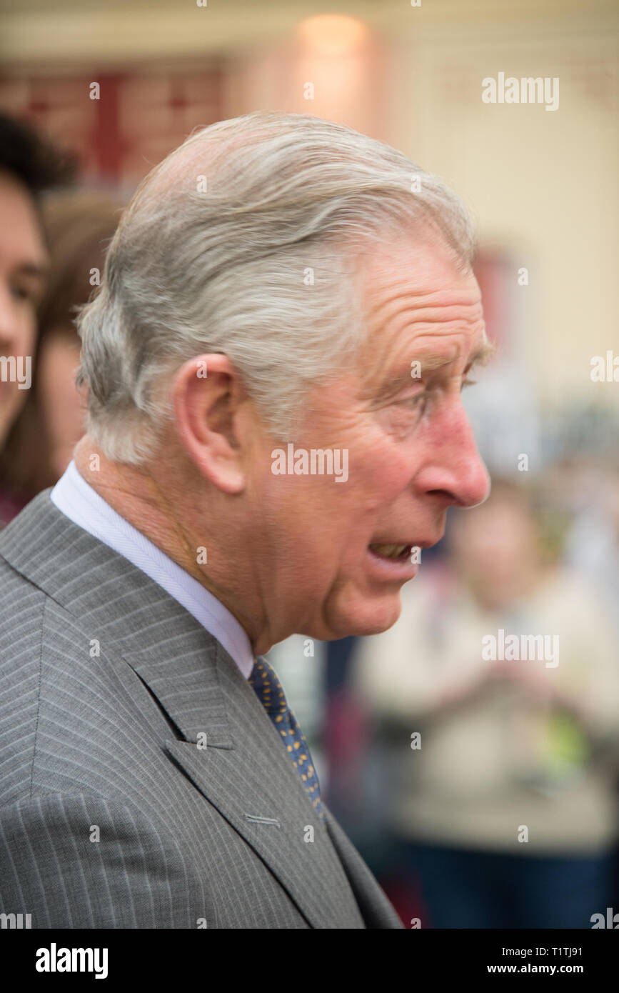 Prince Charles on Royal Walkabout, Charles, Prince of Wales is the heir