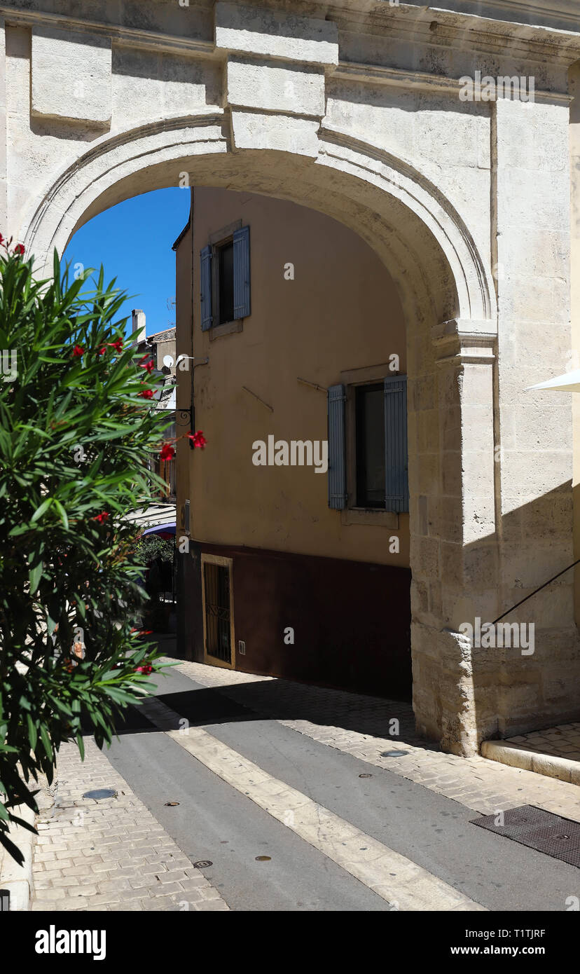 The famous old SaintPaul gate ,SaintRemydeProvence, France Stock Photo Alamy