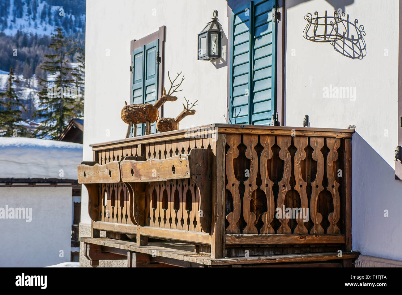 Cortina de Ampezzo. Italy Stock Photo