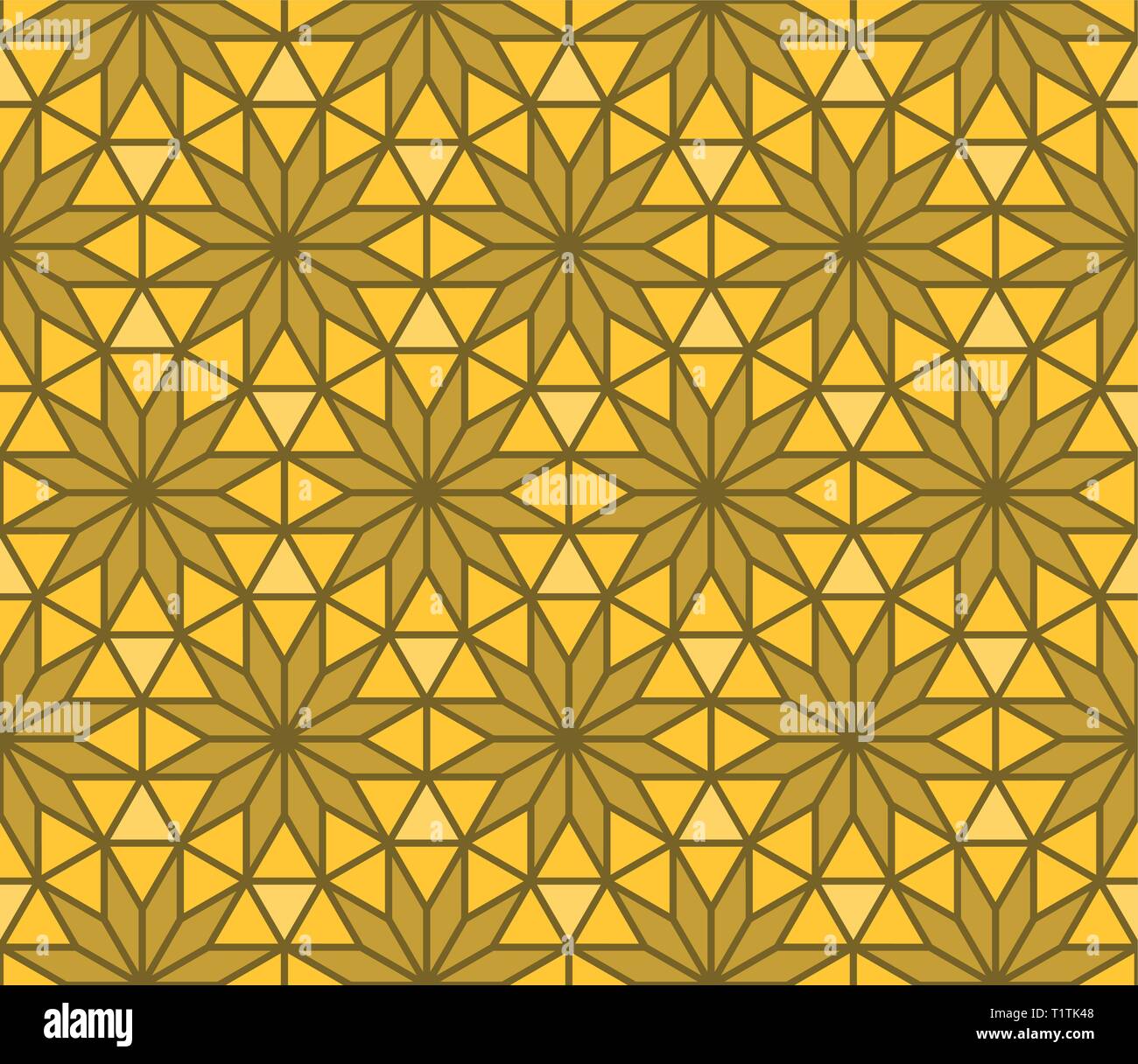 Vector seamless pattern. Modern stylish abstract texture. Repeating geometric tiles Stock Vector