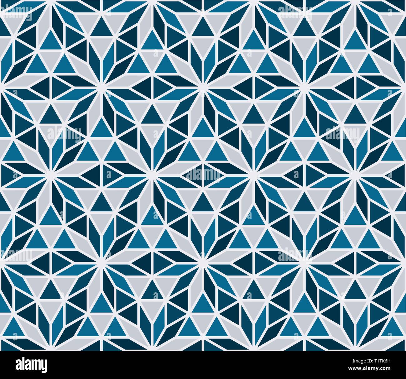 Vector seamless pattern. Modern stylish abstract texture. Repeating geometric tiles Stock Vector
