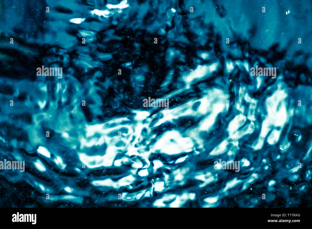 Abstract blue liquid surface as background futuristic design and