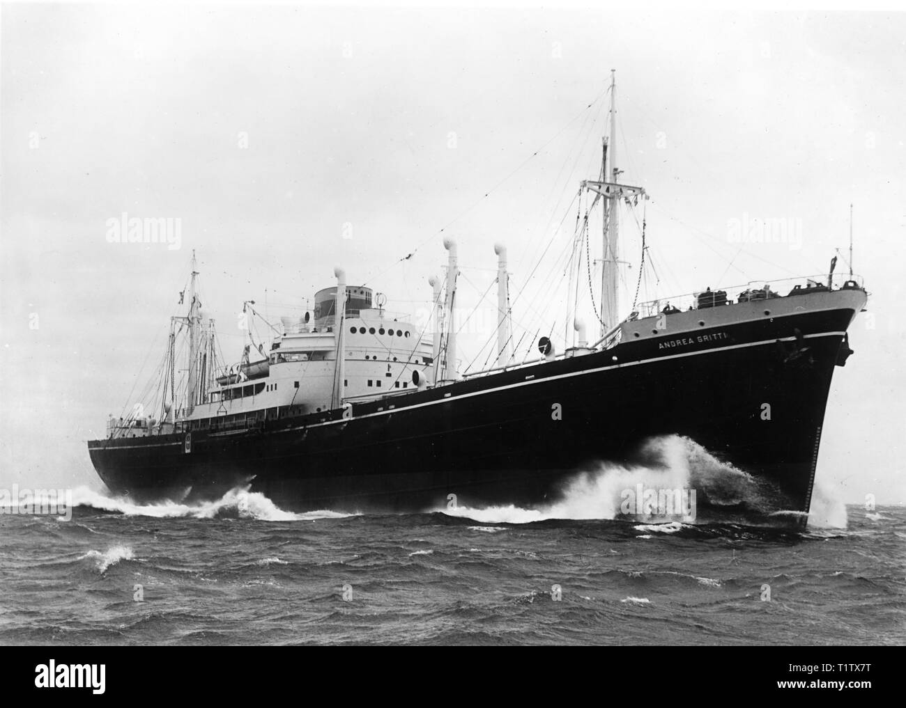 Italian Ferry Andrea Gritti Stock Photo Alamy