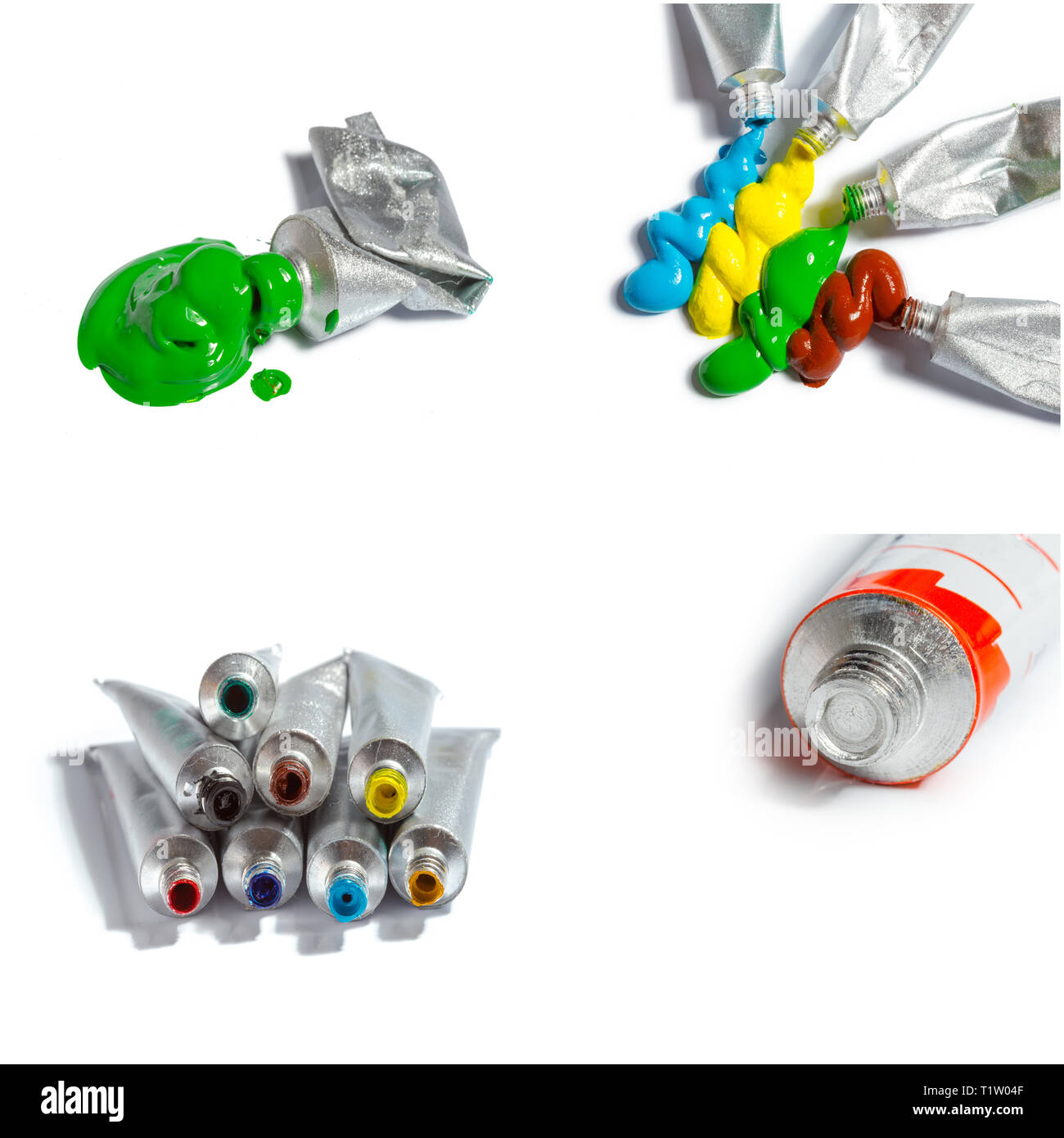 Paint in tubes Stock Photo Alamy