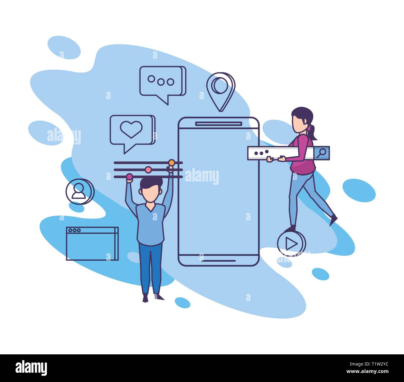 Community manager tools Stock Vector Image & Art - Alamy
