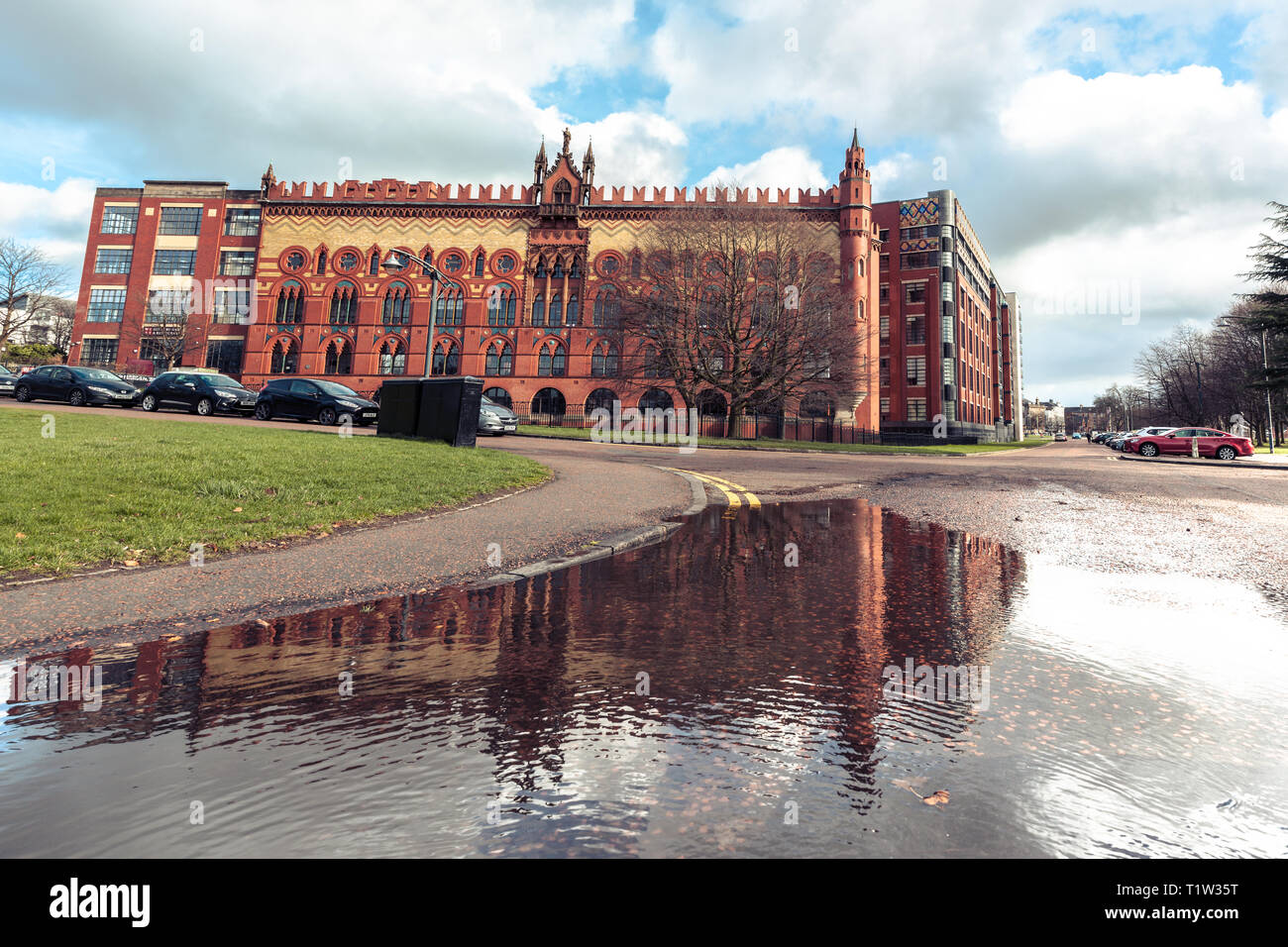Glasgow's historic Templeton Carpet Factory Building in Glasgow Scotland Stock Photo
