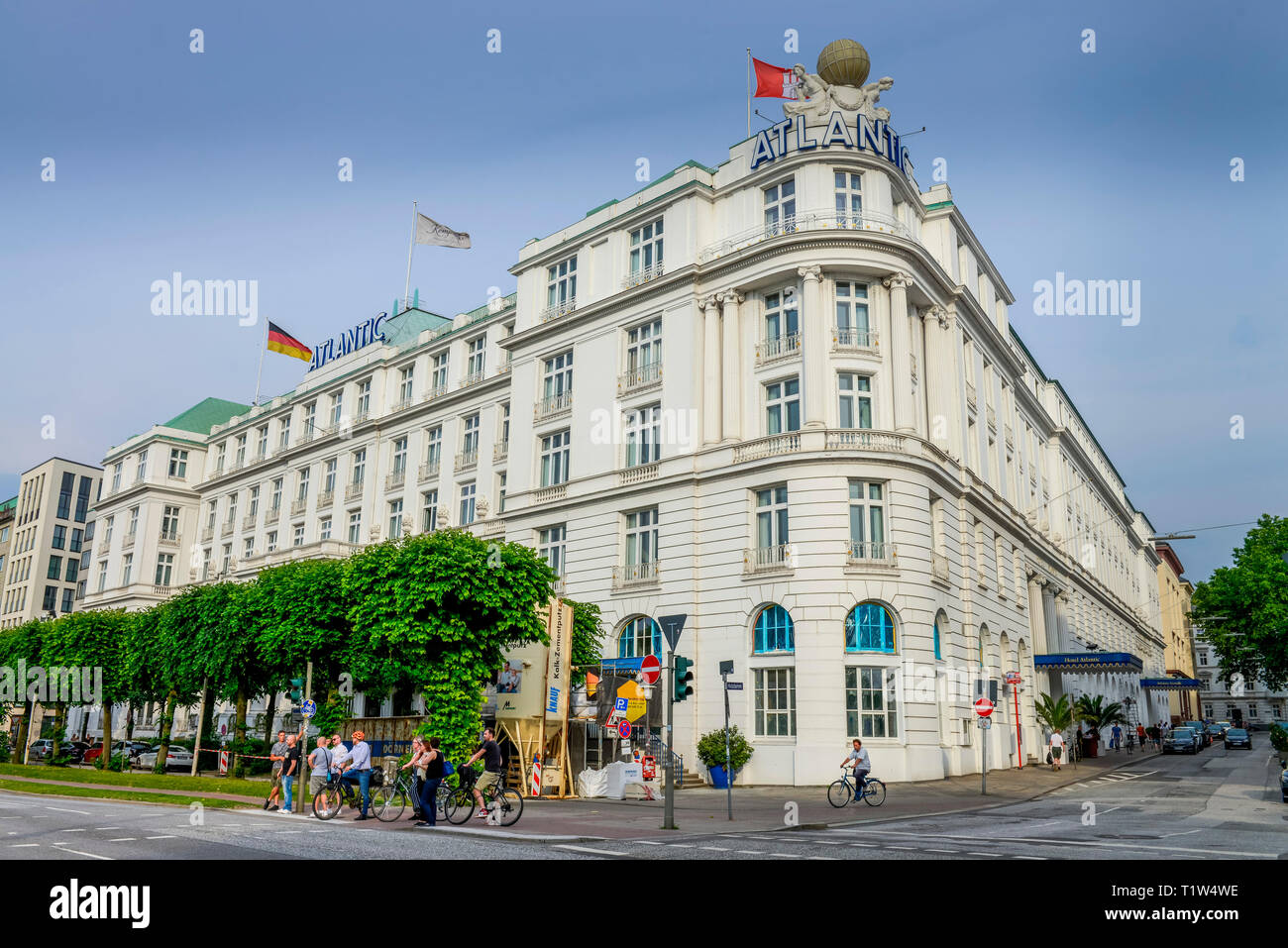 Hotel Atlantic Kempinski, An der Alster, Hamburg, Deutschland Stock Photo