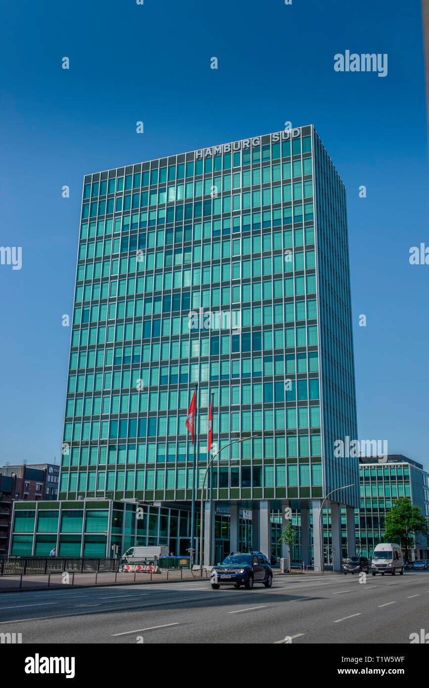 Reederei Hamburg Sued, WillyBrandtStrasse, Hamburg, Deutschland, Hamburg Süd Stock Photo Alamy