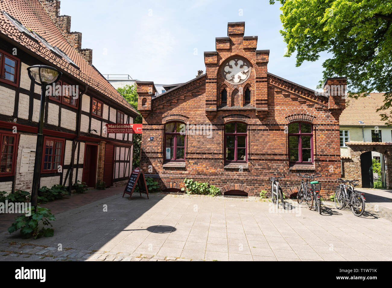 Timber Framed Buildings In Church Stock Photos Timber Framed