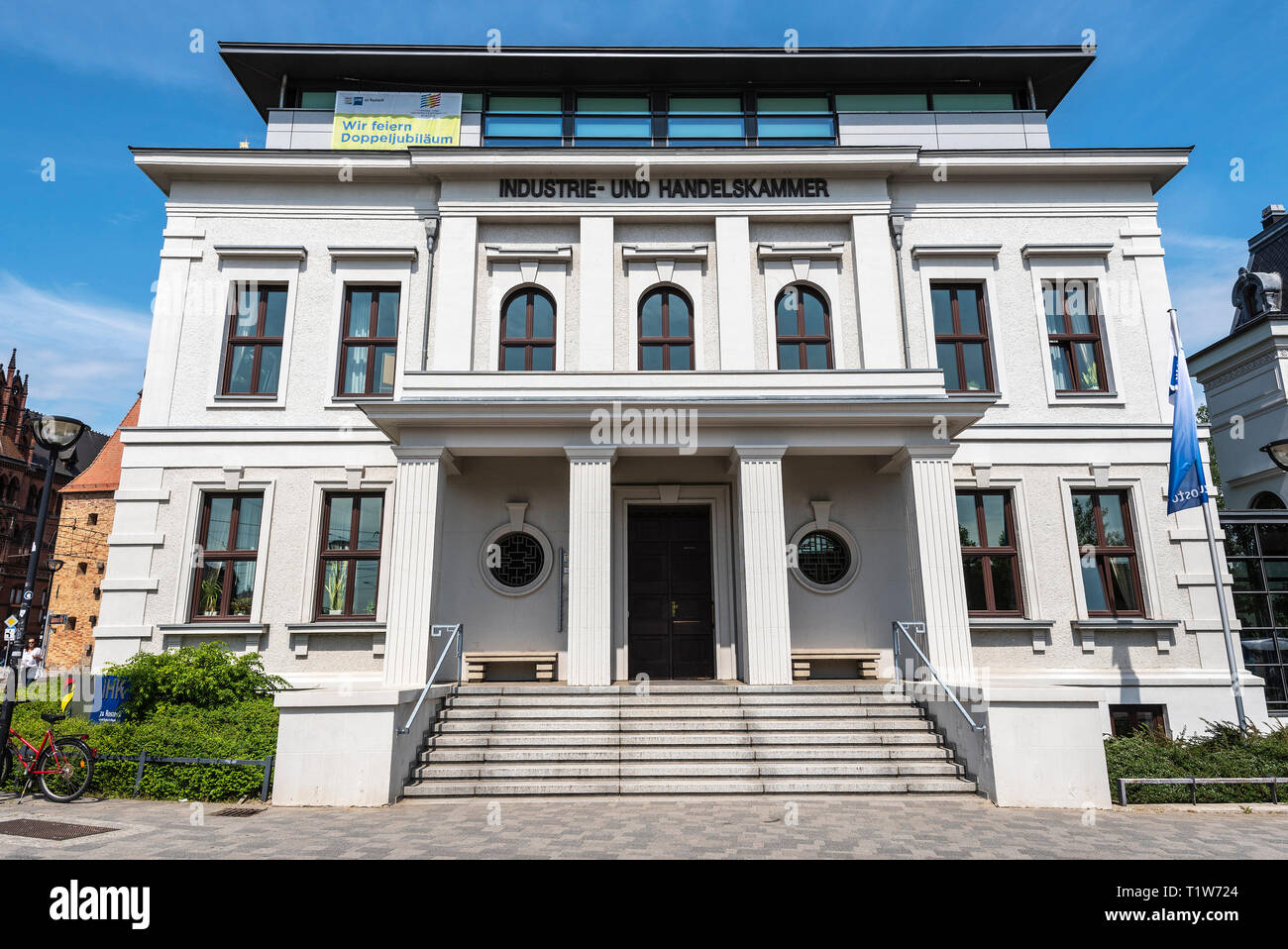 chamber of industry and commerce, Rostock, Mecklenburg-Western Pomerania, Germany Stock Photo