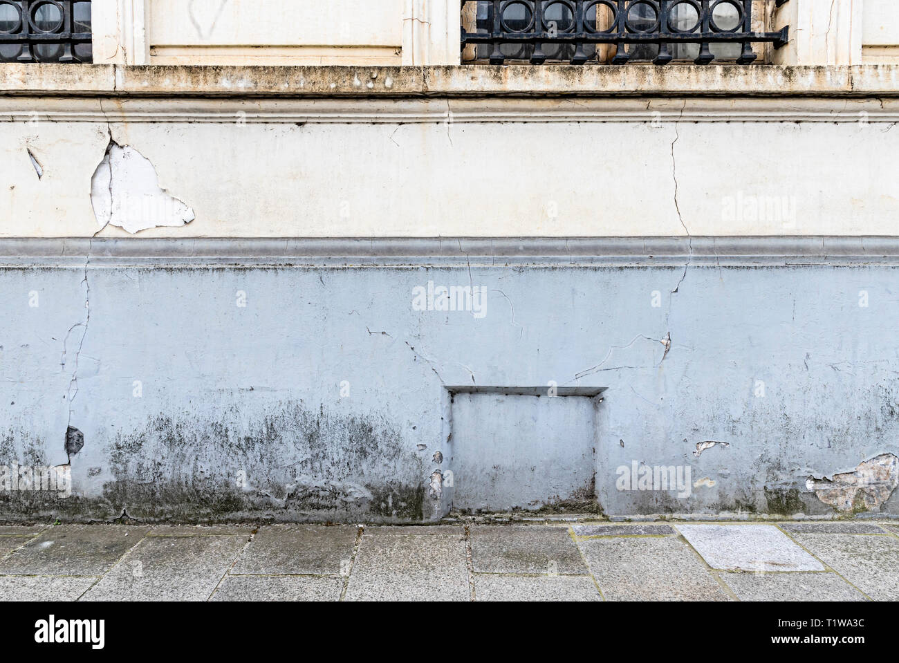 Urban textures rustic blue wall Ghent, Belgium Stock Photo Alamy