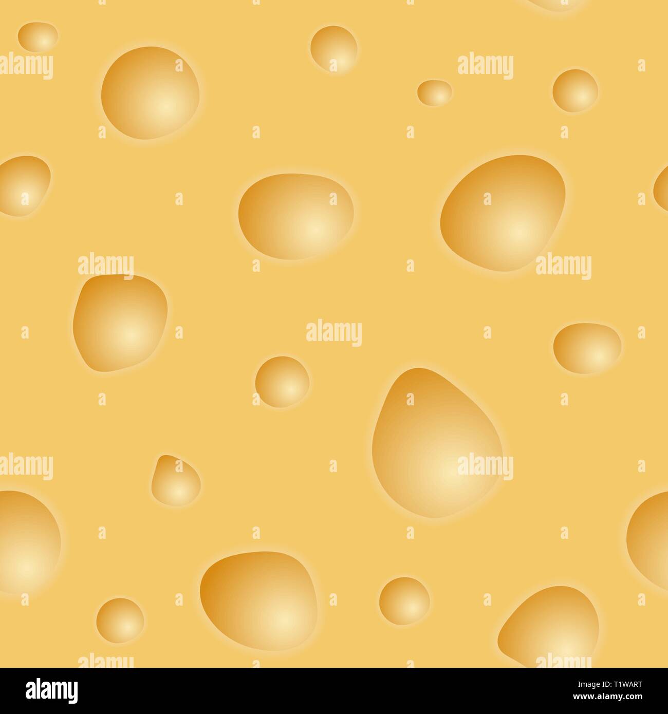 Vector seamless cheese background . Vector illustration Stock Vector