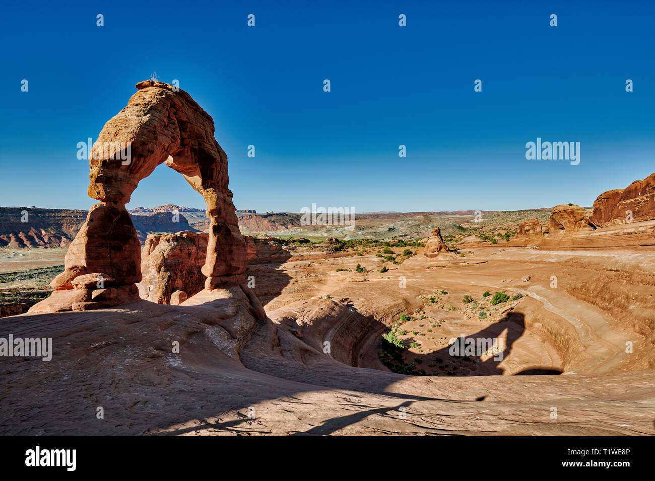 Delicate Arch in Arches National Park, Moab, Utah, USA, North America Stock Photo