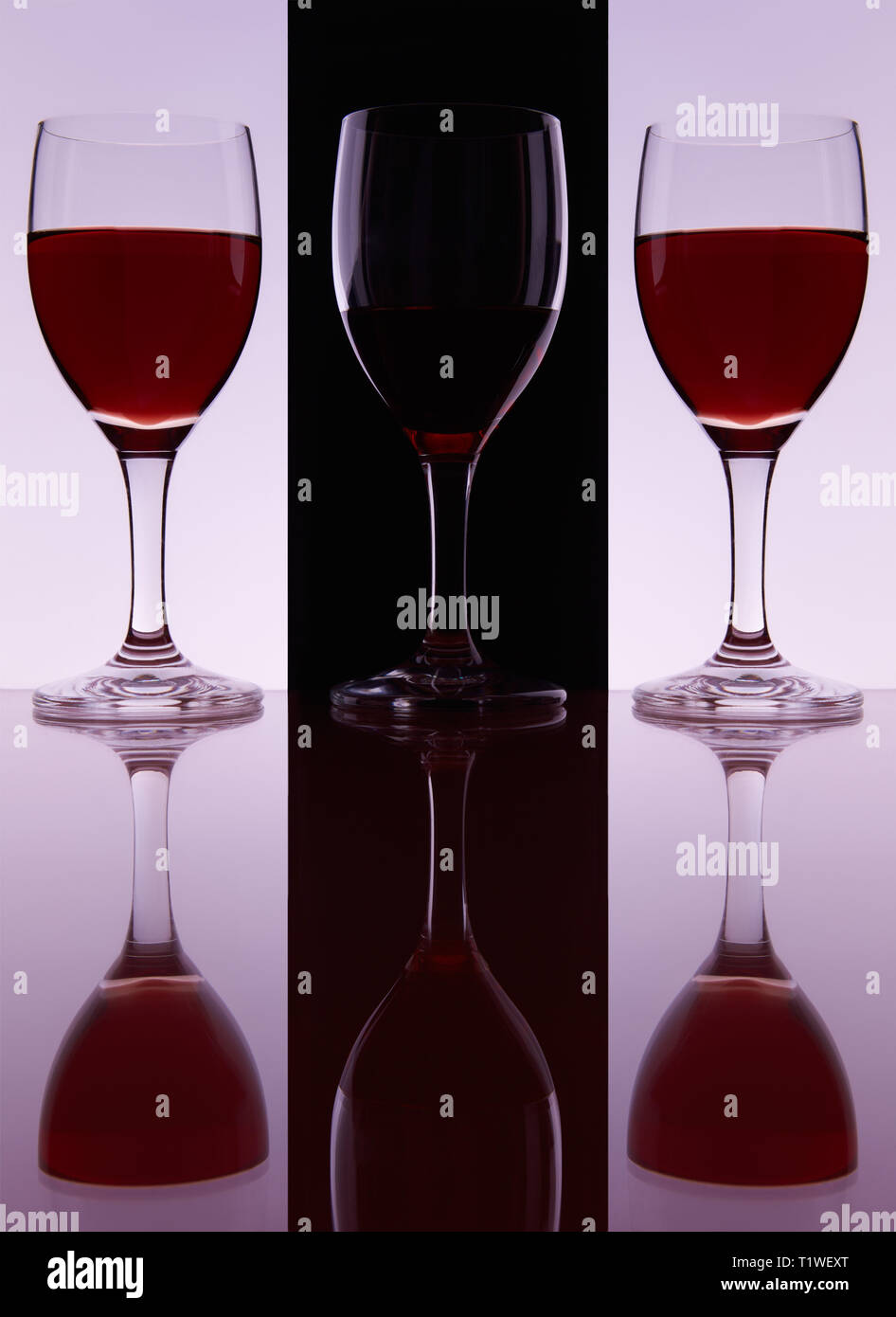 Slanted wine glass with isolated background hi-res stock photography and  images - Alamy