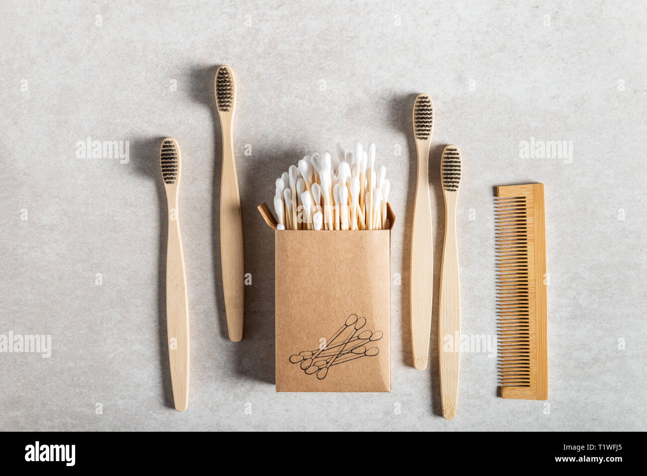 Eco Friendly Bamboo Toothbrushes Multipack of 4 with Medium Charcoal