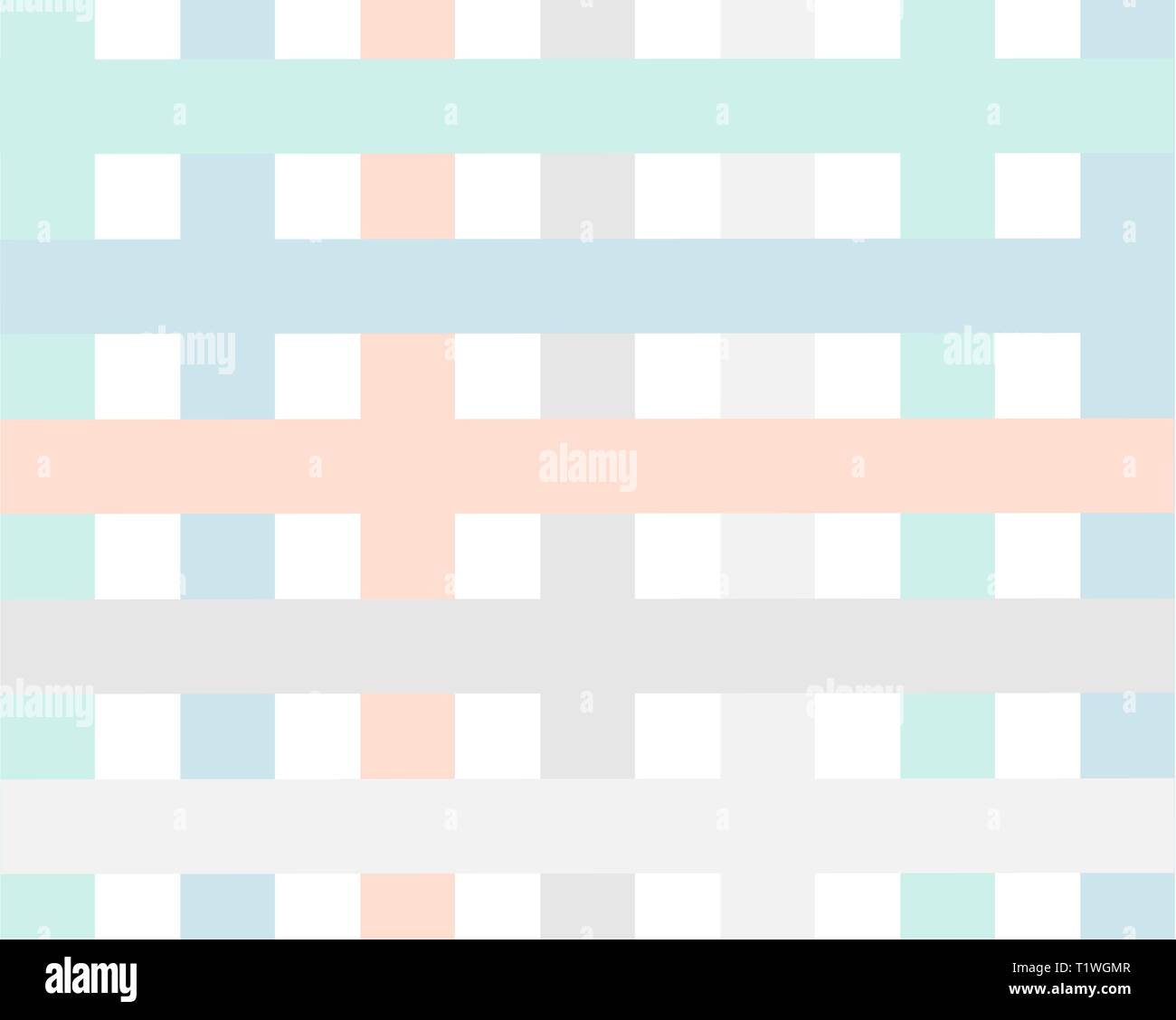 Colorful Grid On White Background Pastel Mosaic In Geometric Style With Gradient Stock Vector Image Art Alamy