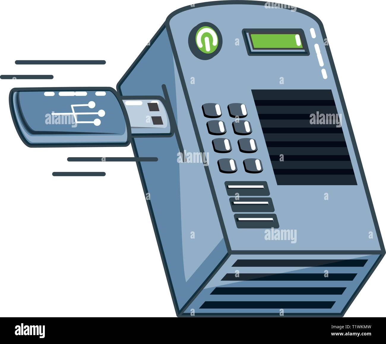Book production machine Stock Vector Images - Alamy