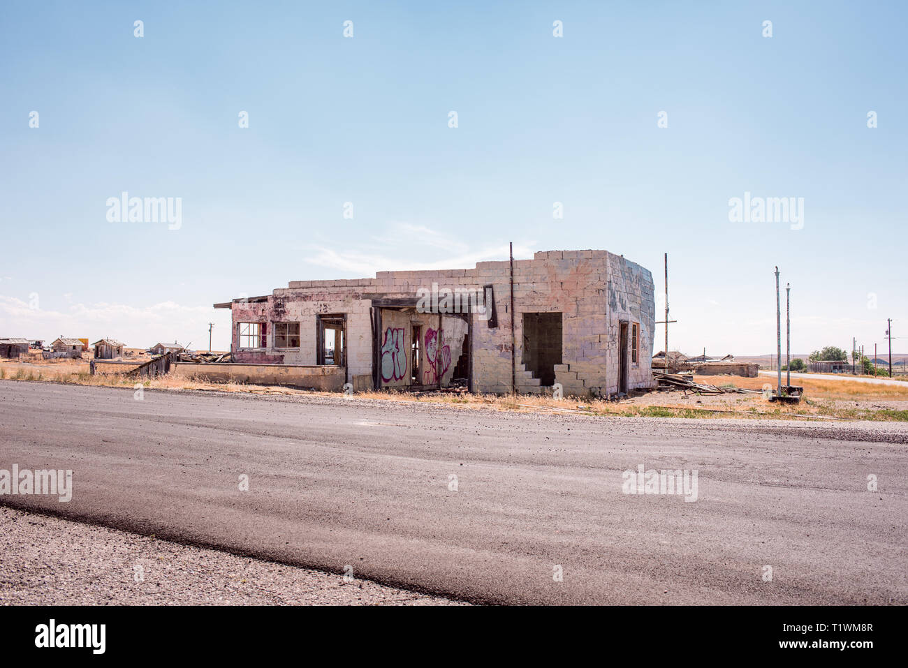 Cisco, Utah is a ghost town near the Colorado border created by the