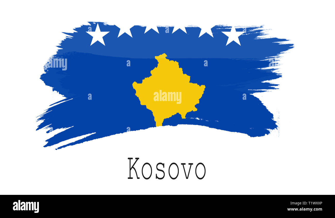 Kosovo Grunge Flag. Vintage, Retro Style. High Resolution, Hd Quality. Item  From My Grunge Flags Collection. Stock Photo, Picture and Royalty Free  Image. Image 31479108.