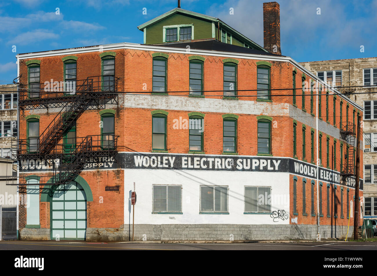 Wooley Electric Supply building in the Northside neighborhood Stock