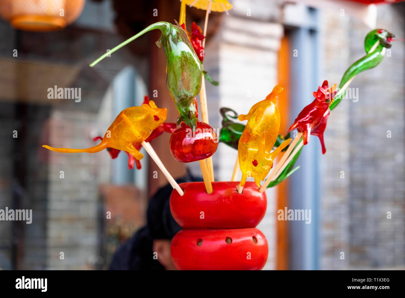 Sweet sugar candy for eat, made to other shape. It’s famous sweet candy