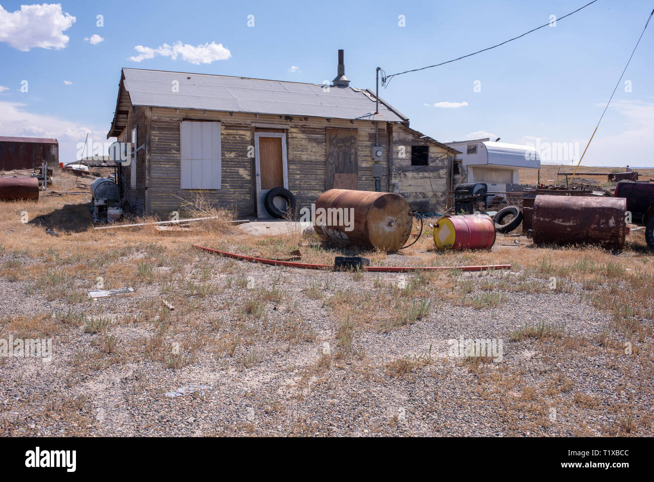 Cisco, Utah is a ghost town near the Colorado border created by the