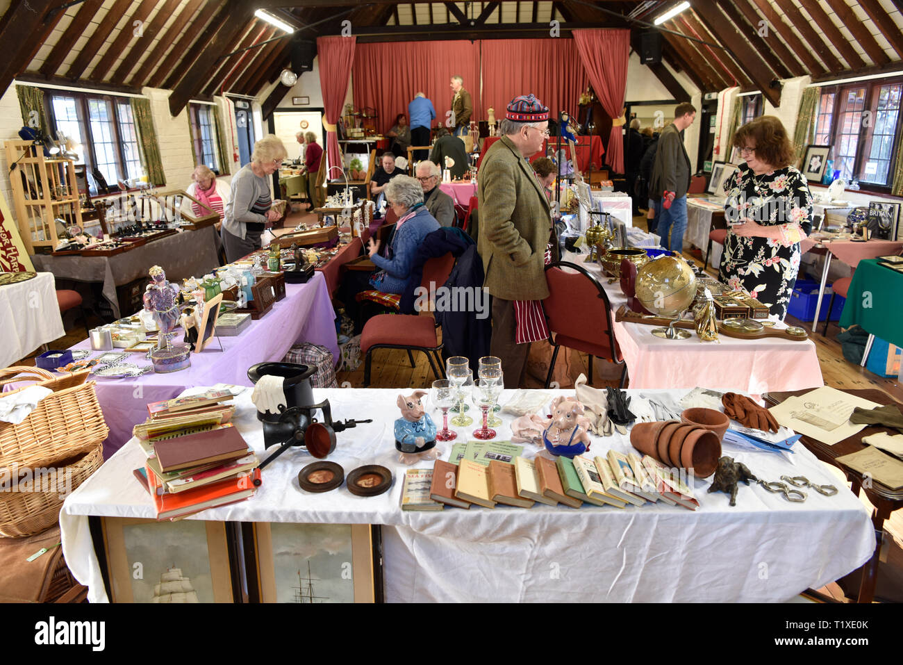 New Oxford Antique Market Craft Show Antique Poster
