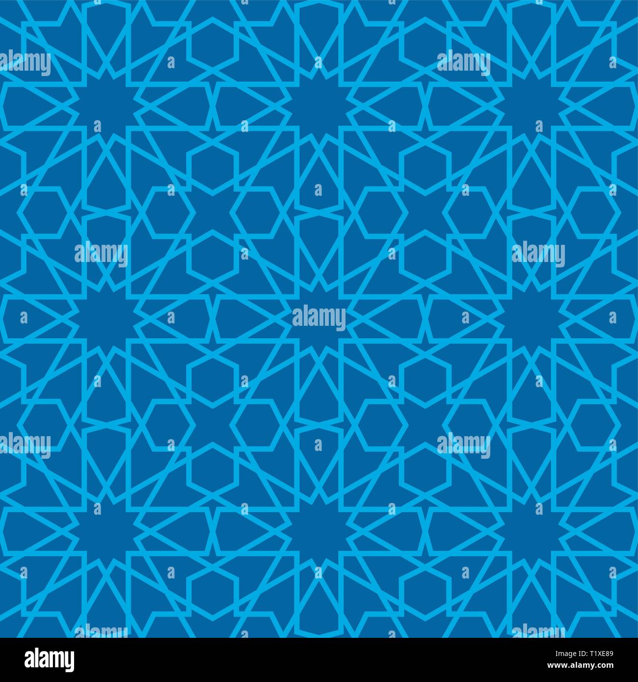 Arabic seamless vector pattern. Traditional moroccan ornament Stock Vector